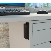 Picture of StarTech.com 4 Port USB 3.0 Hub plus 3 Dedicated USB Charging Ports (2 x 1A & 1 x 2A) - Wall Mountable Metal Enclosure~4 Port USB 3.0 Hub (5Gbps) plus 3 Dedicated USB Charging Ports (2 x 1A & 1 x 2A) - Wall Mountable Metal Enclosure
