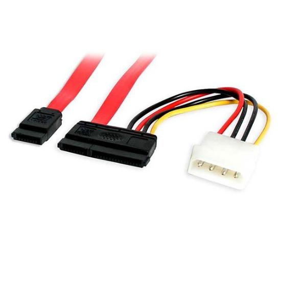 Picture of StarTech.com 18in SATA Serial ATA Data and Power Combo Cable