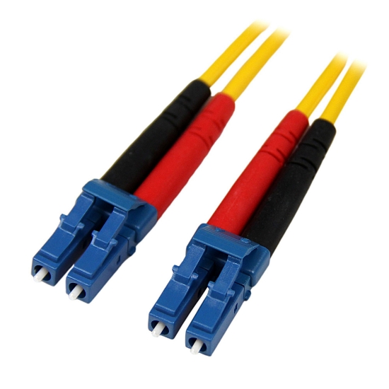 Picture of StarTech.com 4m Fiber Optic Cable - Single-Mode Duplex 9/125 LSZH Fiber Jumper Cord - LC/LC