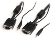 Picture of StarTech.com 15m Coax High Resolution Monitor VGA Video Cable with Audio HD15 M/M