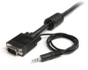 Picture of StarTech.com 15m Coax High Resolution Monitor VGA Video Cable with Audio HD15 M/M