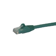 Picture of StarTech.com 1m CAT6 Ethernet Cable - Green CAT 6 Gigabit Ethernet Wire -650MHz 100W PoE RJ45 UTP Network/Patch Cord Snagless w/Strain Relief Fluke Tested/Wiring is UL Certified/TIA