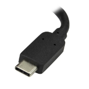 Picture of StarTech.com USB C to HDMI 2.0 Adapter with Power Delivery - 4K 60Hz USB Type-C to HDMI Display Video Converter - 60W PD Pass-Through Charging Port - Thunderbolt 3 Compatible - Black