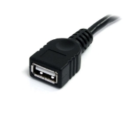 Picture of StarTech.com 10 ft Black USB 2.0 Extension Cable A to A - M/F