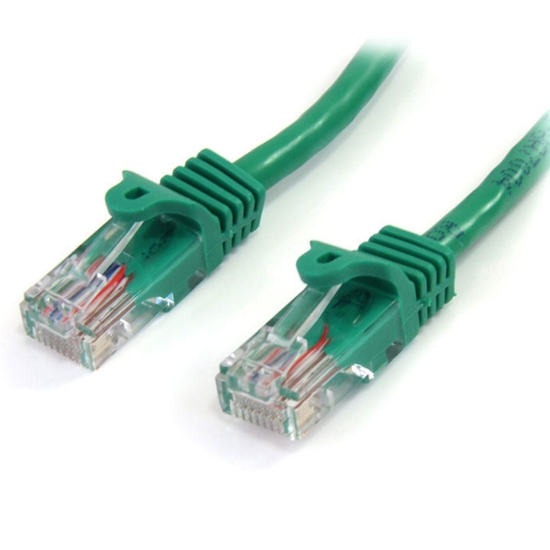 Picture of StarTech.com Cat5e Patch Cable with Snagless RJ45 Connectors - 3m, Green
