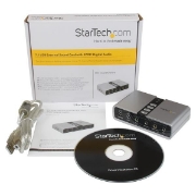 Picture of StarTech.com 7.1 USB Audio Adapter External Sound Card with SPDIF Digital Audio