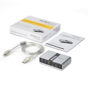Picture of StarTech.com 7.1 USB Audio Adapter External Sound Card with SPDIF Digital Audio
