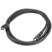 Picture of StarTech.com 2m (6ft) HDMI Cable - 4K High Speed HDMI Cable with Ethernet - UHD 4K 30Hz Video - HDMI 1.4 Cable - Ultra HD HDMI Monitors, Projectors, TVs & Displays - Black HDMI Cord - M/M