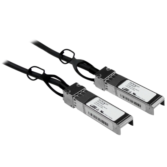 Picture of StarTech.com Cisco SFP-H10GB-CU2M Compatible 2m 10G SFP+ to SFP+ Direct Attach Cable Twinax - 10GbE SFP+ Copper DAC 10 Gbps Low Power Passive Mini GBIC/Transceiver Module DAC Firepower ASR920 ASR9000
