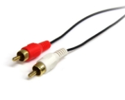 Picture of StarTech.com 3 ft Stereo Audio Cable - 3.5mm Male to 2x RCA Male