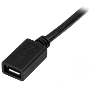 Picture of StarTech.com Micro-USB Extension Cable - M/F - 0.5m (20in)