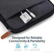 Picture of StarTech.com USB-C to VGA Adapter - White