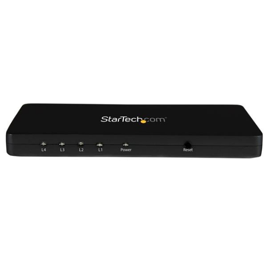 Picture of StarTech.com 4K HDMI 4-Port Video Splitter – 1x4 HDMI Splitter w/ Solid Aluminum Housing – 4K 30Hz