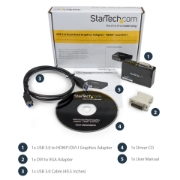 Picture of StarTech.com USB 3.0 to HDMI / DVI Adapter - 2048x1152