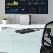 Picture of StarTech.com DisplayPort to HDMI Adapter - 4K 60Hz Active DP 1.4 to HDMI 2.0 Video Converter - DP to HDMI Monitor/TV/Display Cable Adapter Dongle - Latching DP Connector