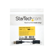 Picture of StarTech.com DisplayPort to HDMI Adapter - 4K 60Hz Active DP 1.4 to HDMI 2.0 Video Converter - DP to HDMI Monitor/TV/Display Cable Adapter Dongle - Latching DP Connector