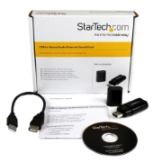 Picture of StarTech.com USB Stereo Audio Adapter External Sound Card