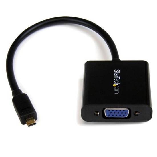 Picture of StarTech.com Micro HDMI to VGA Adapter Converter for Smartphones / Ultrabook / Tablet - 1920x1080