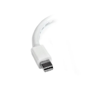 Picture of StarTech.com Mini DisplayPort to HDMI Adapter - mDP to HDMI Video Converter - 1080p - Mini DP or Thunderbolt 1/2 Mac/PC to HDMI Monitor/Display/TV - Passive mDP 1.2 to HDMI Dongle - White