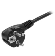 Picture of StarTech.com 2m (6ft) Computer Power Cord, 18AWG, EU Schuko to C13 Power Cord, 250V 10A, Black Replacement AC Cord, TV/Monitor Power Cable, Schuko CEE 7/7 to IEC 60320 C13 Power Cord - PC Power Supply Cable