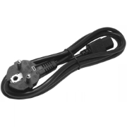 Picture of StarTech.com 2m (6ft) Computer Power Cord, 18AWG, EU Schuko to C13 Power Cord, 250V 10A, Black Replacement AC Cord, TV/Monitor Power Cable, Schuko CEE 7/7 to IEC 60320 C13 Power Cord - PC Power Supply Cable