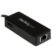 Picture of StarTech.com USB-C to Gigabit Network Adapter with Extra USB 3.0 Port