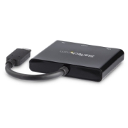 Picture of StarTech.com USB-C Multiport Adapter with HDMI - USB 3.0 Port - 60W PD - Black