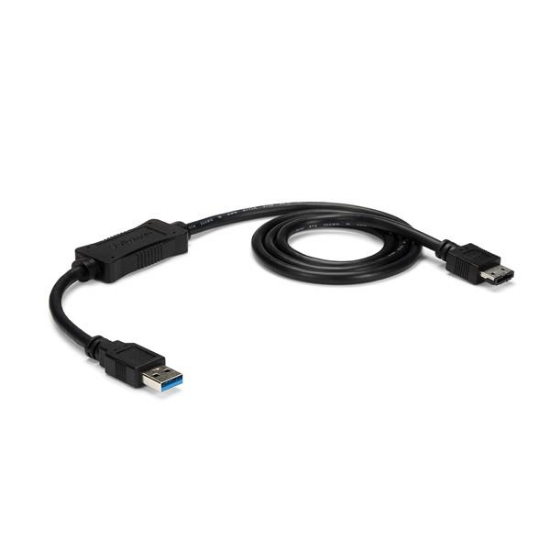 Picture of StarTech.com USB 3.0 to eSATA HDD / SSD / ODD Adapter Cable - 3ft eSATA Hard Drive to USB 3.0 Adapter Cable - SATA 6 Gbps