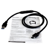 Picture of StarTech.com USB 3.0 to eSATA HDD / SSD / ODD Adapter Cable - 3ft eSATA Hard Drive to USB 3.0 Adapter Cable - SATA 6 Gbps