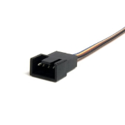 Picture of StarTech.com 12in 4 Pin Fan Power Extension Cable - M/F
