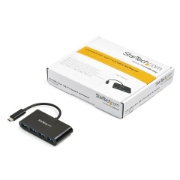 Picture of StarTech.com 4-Port USB-C Hub - USB-C to 4x USB-A - USB 3.0 Hub - Bus Powered~4-Port USB-C Hub - USB-C to 4x USB-A - USB 3.0 Hub - 5Gbps - Bus Powered