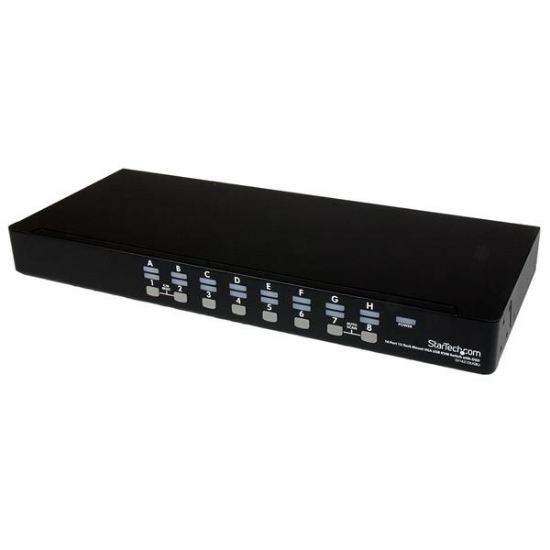 Picture of StarTech.com 16 Port 1U Rackmount USB KVM Switch Kit with OSD and Cables