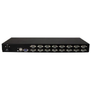 Picture of StarTech.com 16 Port 1U Rackmount USB KVM Switch Kit with OSD and Cables
