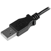 Picture of StarTech.com Micro-USB Charge-and-Sync Cable M/M - Left-Angle Micro-USB - 30/24 AWG - 1 m (3 ft.)