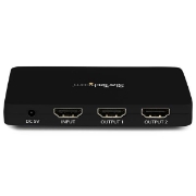 Picture of StarTech.com 4K HDMI 2-Port Video Splitter – 1x2 HDMI Splitter w/ Solid Aluminum Housing – 4K 30Hz