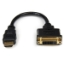 Picture of StarTech.com 8in HDMI to DVI-D Video Cable Adapter - HDMI Male to DVI Female