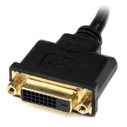 Picture of StarTech.com 8in HDMI to DVI-D Video Cable Adapter - HDMI Male to DVI Female