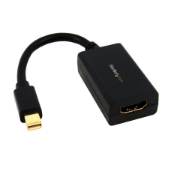 Picture of StarTech.com Mini DisplayPort to HDMI Adapter - mDP to HDMI Video Converter - 1080p - Mini DP or Thunderbolt 1/2 Mac/PC to HDMI Monitor/Display/TV - Passive mDP 1.2 to HDMI Adapter Dongle - Upgraded Version is MDP2HDEC