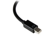 Picture of StarTech.com Mini DisplayPort to VGA Adapter - Active Mini DP to VGA Converter - 1080p Video - mDP or Thunderbolt 1/2 Mac/PC to VGA Monitor/Projector/Display - mDP 1.2 to VGA Dongle - Black