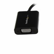Picture of StarTech.com Mini DisplayPort to VGA Adapter - Active Mini DP to VGA Converter - 1080p Video - mDP or Thunderbolt 1/2 Mac/PC to VGA Monitor/Projector/Display - mDP 1.2 to VGA Dongle - Black