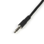 Picture of StarTech.com Headset adapter for headsets with separate headphone / microphone plugs - 3.5mm 4 position to 2x 3 position 3.5mm M/F