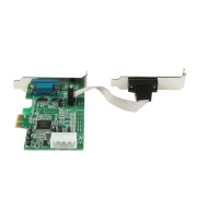 Picture of StarTech.com 2-Port Low Profile Native RS232 PCI Express Serial Adapter Card, 16550 UART, PCIe to Dual Serial DB9, Windows & Linux, TAA - Replaced by PEX2S953LP