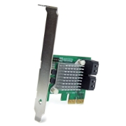 Picture of StarTech.com 4 Port PCI Express 2.0 SATA III 6Gbps RAID Controller Card with HyperDuo SSD Tiering