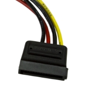 Picture of StarTech.com 6in 4 Pin LP4 to SATA Power Cable Adapter