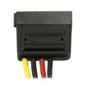 Picture of StarTech.com 6in 4 Pin LP4 to SATA Power Cable Adapter