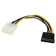 Picture of StarTech.com 6in 4 Pin LP4 to SATA Power Cable Adapter