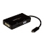 Afbeeldingen van StarTech.com USB-C multiport adapter 4K 30 Hz 3-in-1 USB C naar HDMI, DVI of VGA