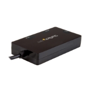 Picture of StarTech.com USB-C Multiport Video Adapter - 3-in-1 - 4K 30Hz - Black