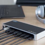 Picture of StarTech.com USB-C & USB-A Dock - Dual Monitor 4K 60Hz Dock DisplayPort + HDMI - Hybrid USB 3.0 Docking Station for USB-C or USB-A Laptops - 6x USB Type-A, GbE - USB 3.1 Gen 1 - Mac/Windows