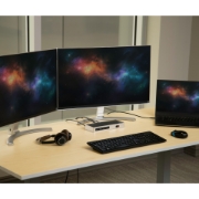 Picture of StarTech.com USB-C & USB-A Dock - Dual Monitor 4K 60Hz Dock DisplayPort + HDMI - Hybrid USB 3.0 Docking Station for USB-C or USB-A Laptops - 6x USB Type-A, GbE - USB 3.1 Gen 1 - Mac/Windows